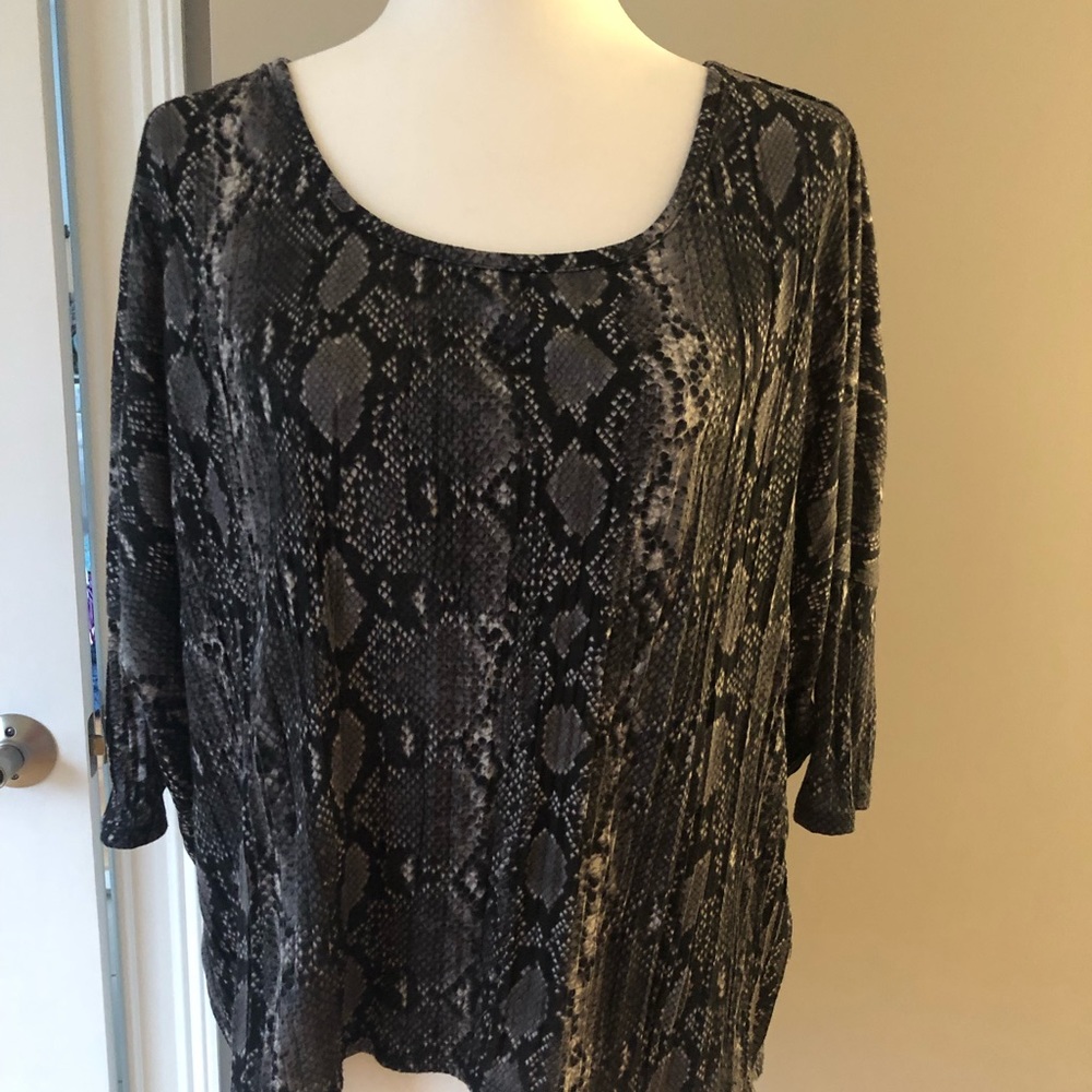 Express SnakeSkin Top